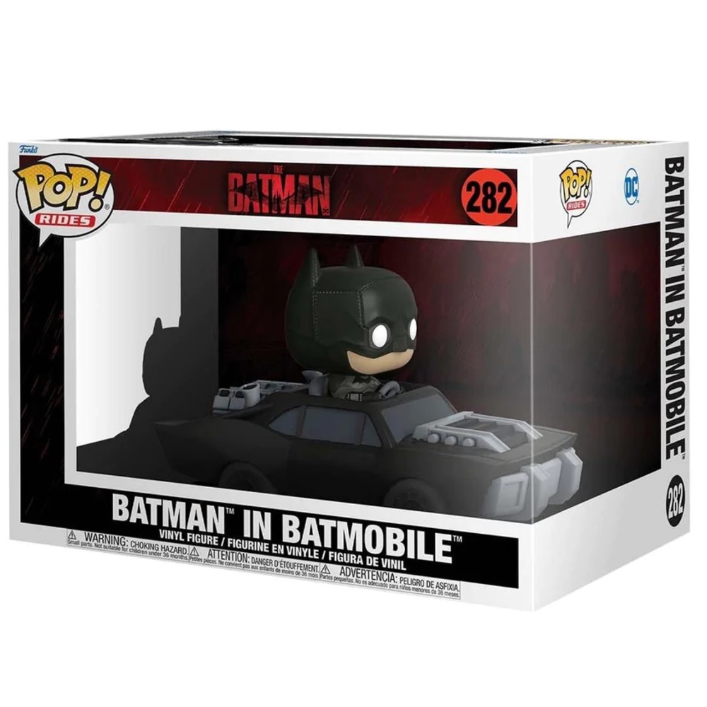 DC The Batman Funko Pop! Rides Super Deluxe Batman In Batmobile Vinyl Figure